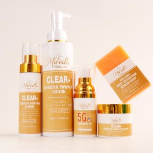 Mireille Clear+ Arbutin Pawpaw Complete Skincare Set